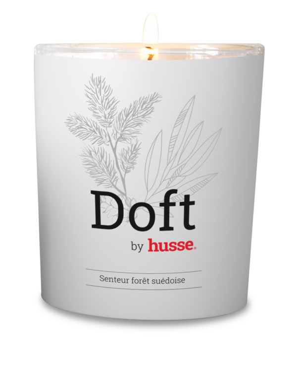 Doft bougie anti-odeur pour un environnement sain avec husse