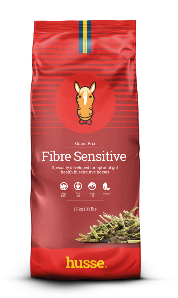 aliment complet pour cheval sensible en bonne santé avec husse