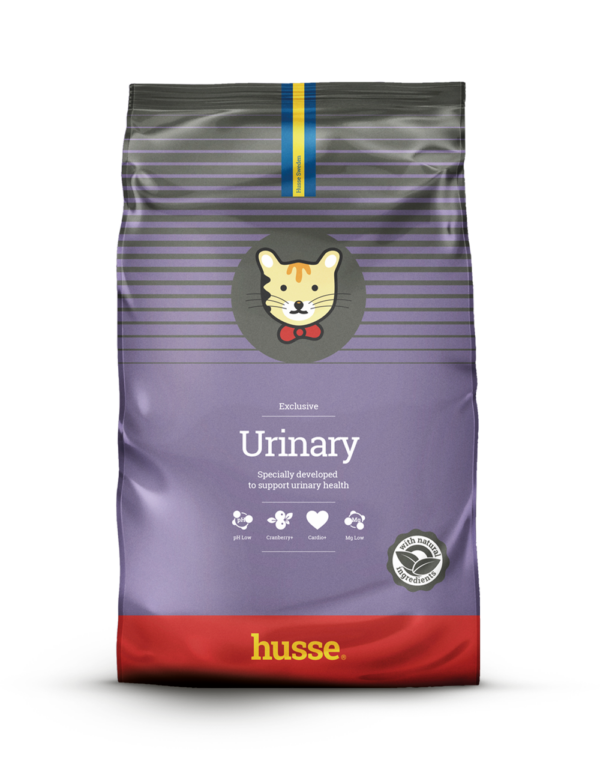 croquettes support urinaire pour chat en bonne santé avec husse
