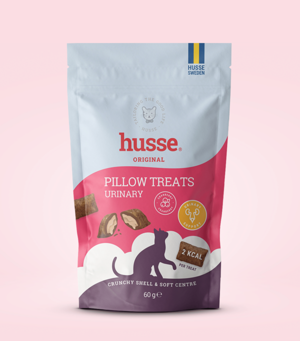 Friandises pour soutien urinaire pour chat en bonne santé avec husse