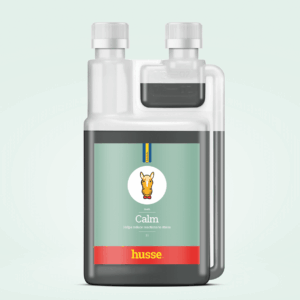 Antistress liquide pour cheval en bonne santé avec husse