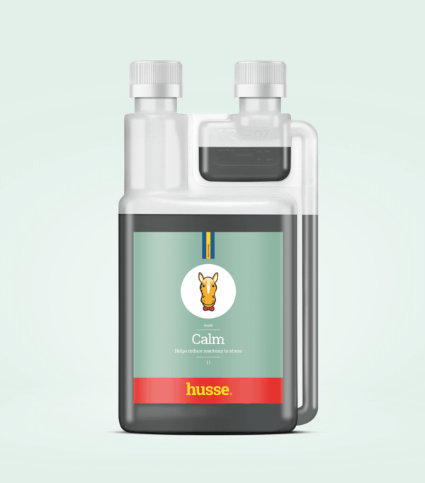 Antistress liquide pour cheval en bonne santé avec husse
