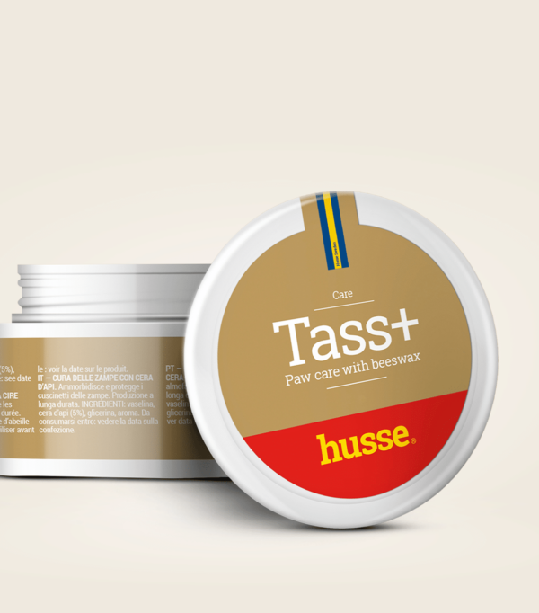 Baume pour coussinets et truffe en bonne santé avec husse