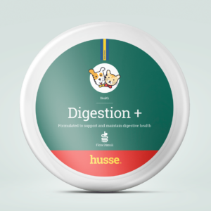 digestion plus pour chien et chat en bonne santé avec husse